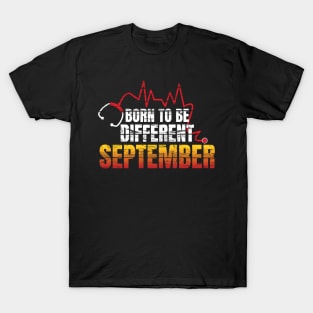 Birthday gifts: Born to be different September T-Shirt